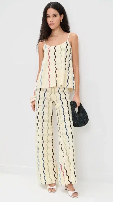 Tanya Taylor Gigi Knit Tank Cream Multi | Thumbnail 5 Tanya Taylor Gigi Knit Tank Cream Multi | Thumbnail 5