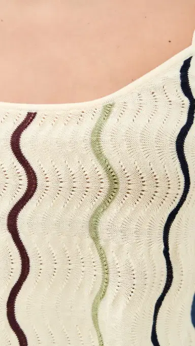 Tanya Taylor Gigi Knit Tank Cream Multi | Thumbnail 6 Tanya Taylor Gigi Knit Tank Cream Multi | Thumbnail 6