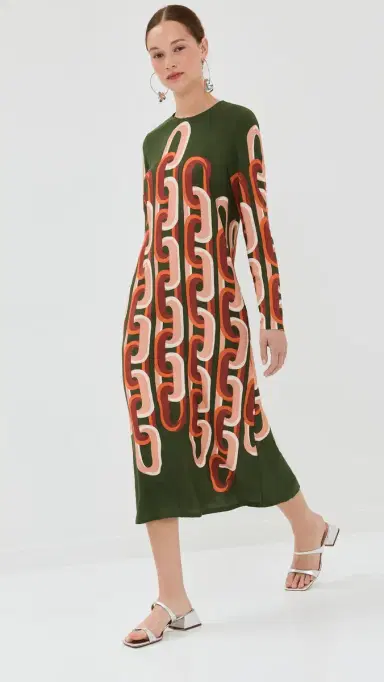 La DoubleJ Long leeve Midi wing Dress Prometheus Placée | Thumbnail 5 La DoubleJ Long leeve Midi wing Dress Prometheus Placée | Thumbnail 5