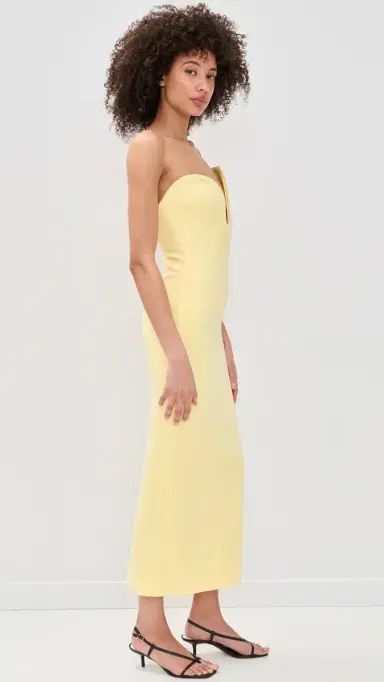 BARDOT Rosalyn Midi Dress Canary Yellow | Thumbnail 4 BARDOT Rosalyn Midi Dress Canary Yellow | Thumbnail 4