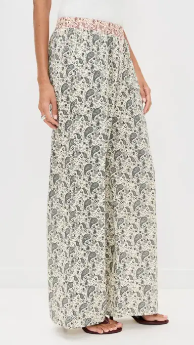 LE BOP Cecilia Paisley Pants Black Paisley | Thumbnail 5 LE BOP Cecilia Paisley Pants Black Paisley | Thumbnail 5