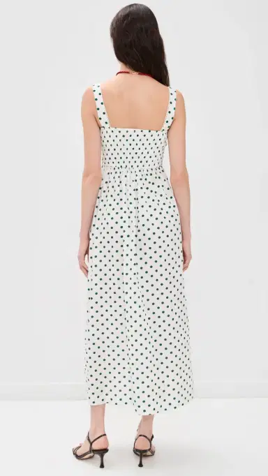La Maregold Emiliana Dress Green Polka Dot | Thumbnail 3 La Maregold Emiliana Dress Green Polka Dot | Thumbnail 3