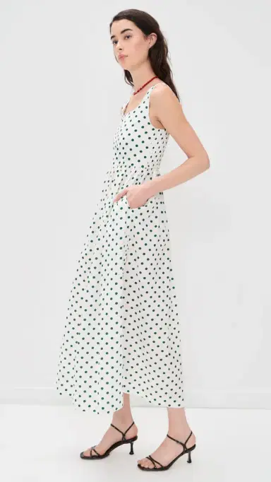 La Maregold Emiliana Dress Green Polka Dot | Thumbnail 4 La Maregold Emiliana Dress Green Polka Dot | Thumbnail 4