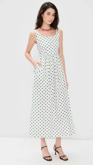 La Maregold Emiliana Dress Green Polka Dot | Thumbnail 5 La Maregold Emiliana Dress Green Polka Dot | Thumbnail 5
