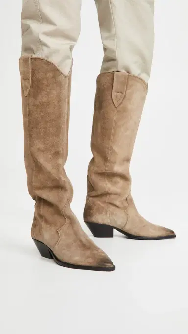 Isabel Marant Denvee Boots Taupe | Thumbnail 2 Isabel Marant Denvee Boots Taupe | Thumbnail 2
