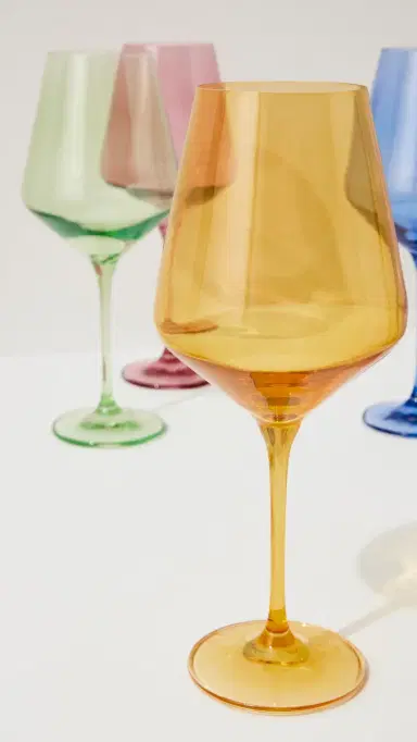 Estelle Colored Glass Stemware Set of 6 | Thumbnail 3 Estelle Colored Glass Stemware Set of 6 | Thumbnail 3