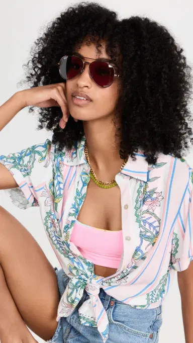 Ray-Ban Aviator II Sunglasses Rose Gold One Size | Thumbnail 3 Ray-Ban Aviator II Sunglasses Rose Gold One Size | Thumbnail 3