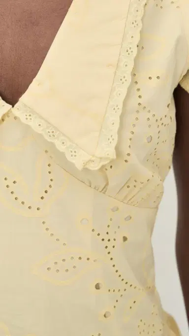 Bailey Rose Short Sleeve Mini Dress Yellow | Thumbnail 6 Bailey Rose Short Sleeve Mini Dress Yellow | Thumbnail 6