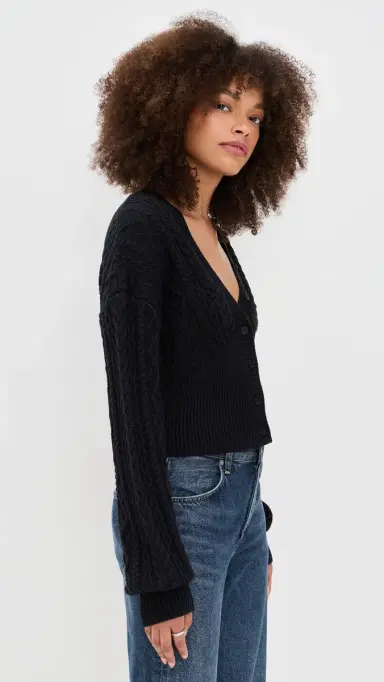 Seven Wonders Emilia Sleeved Knit Cardigan Black | Thumbnail 4 Seven Wonders Emilia Sleeved Knit Cardigan Black | Thumbnail 4