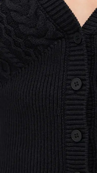 Seven Wonders Emilia Sleeved Knit Cardigan Black | Thumbnail 6 Seven Wonders Emilia Sleeved Knit Cardigan Black | Thumbnail 6