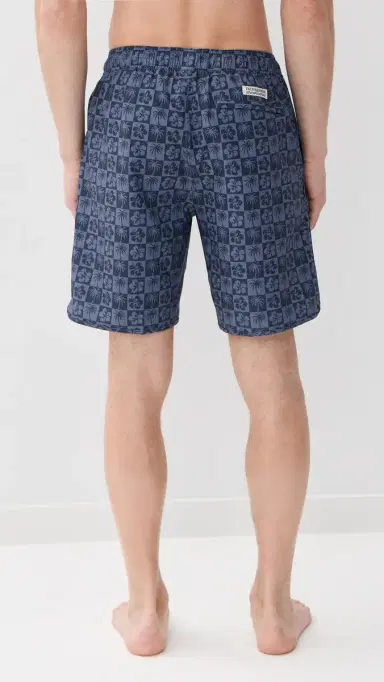 Fair Harbor The Anchor Swim Trunks 8 Navy Hibiscus | Thumbnail 3 Fair Harbor The Anchor Swim Trunks 8 Navy Hibiscus | Thumbnail 3