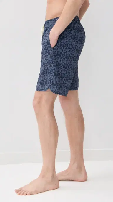 Fair Harbor The Anchor Swim Trunks 8 Navy Hibiscus | Thumbnail 4 Fair Harbor The Anchor Swim Trunks 8 Navy Hibiscus | Thumbnail 4