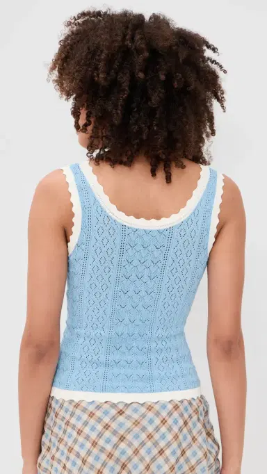 Sea Georgia Knit Tank Top Blue | Thumbnail 3 Sea Georgia Knit Tank Top Blue | Thumbnail 3