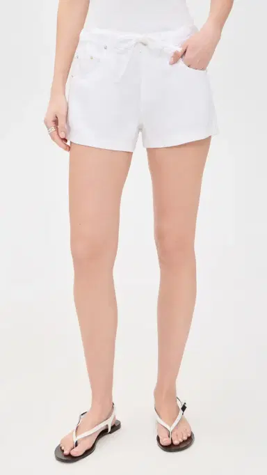 Splendid ounge Denim Shorts White | Thumbnail 2 Splendid ounge Denim Shorts White | Thumbnail 2