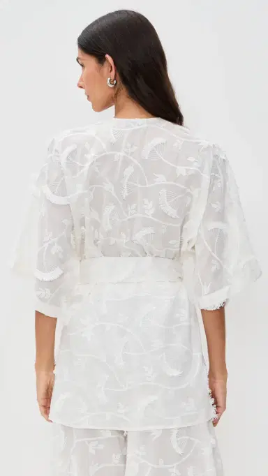 DIARRABLU Cabana Kimono Kheff Blanc XL | Thumbnail 3 DIARRABLU Cabana Kimono Kheff Blanc XL | Thumbnail 3