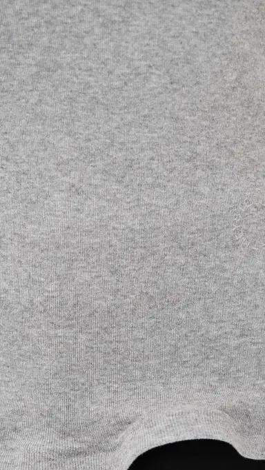 Stella McCartney Frilled Hem Rib Tank Grey Melange | Thumbnail 6 Stella McCartney Frilled Hem Rib Tank Grey Melange | Thumbnail 6