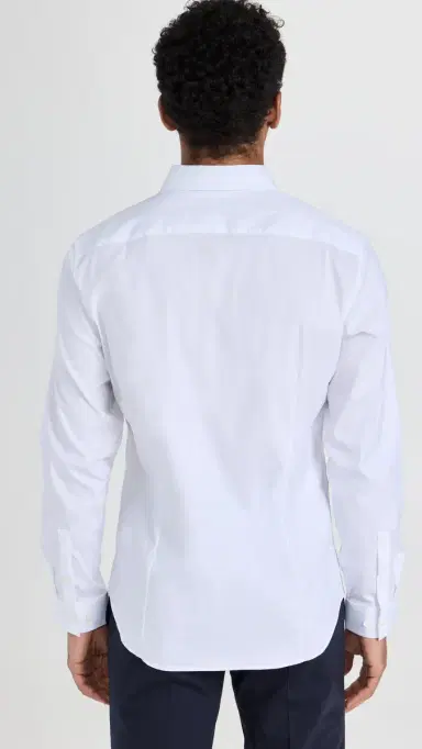 Theory ylvain Good Cotton Shirt White | Thumbnail 3 Theory ylvain Good Cotton Shirt White | Thumbnail 3