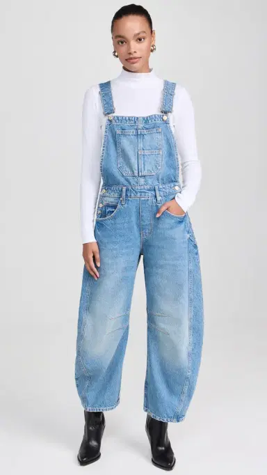 Free People Good Luck Overalls Ultra Light Beam | Thumbnail 2 Free People Good Luck Overalls Ultra Light Beam | Thumbnail 2