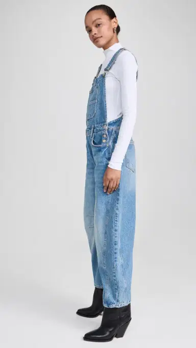Free People Good Luck Overalls Ultra Light Beam | Thumbnail 4 Free People Good Luck Overalls Ultra Light Beam | Thumbnail 4