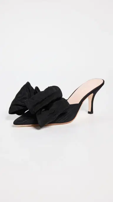 Loeffler Randall Margot Bow Mules Black 8 | Thumbnail 2 Loeffler Randall Margot Bow Mules Black 8 | Thumbnail 2