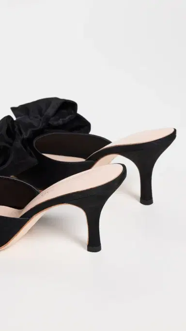 Loeffler Randall Margot Bow Mules Black 8 | Thumbnail 4 Loeffler Randall Margot Bow Mules Black 8 | Thumbnail 4