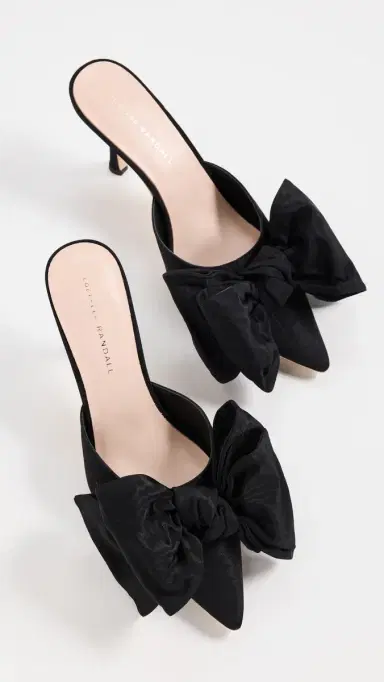 Loeffler Randall Margot Bow Mules Black 8 | Thumbnail 5 Loeffler Randall Margot Bow Mules Black 8 | Thumbnail 5