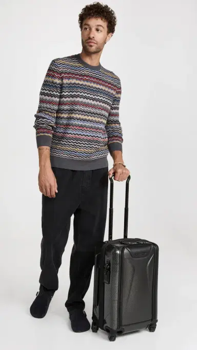 TUMI Tumi x McLaren Aero International Expandable 4 Wheel Carry On Suitcase Carbon One Size | Thumbnail 3 TUMI Tumi x McLaren Aero International Expandable 4 Wheel Carry On Suitcase Carbon One Size | Thumbnail 3