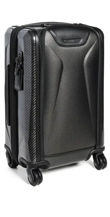 TUMI Tumi x McLaren Aero International Expandable 4 Wheel Carry On Suitcase Carbon One Size | Thumbnail 1 TUMI Tumi x McLaren Aero International Expandable 4 Wheel Carry On Suitcase Carbon One Size | Thumbnail 1