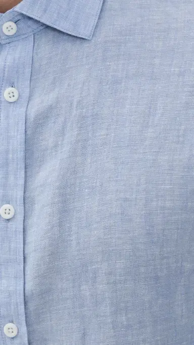 Onia inen Slim Fit Shirt Oxford Blue | Thumbnail 6 Onia inen Slim Fit Shirt Oxford Blue | Thumbnail 6