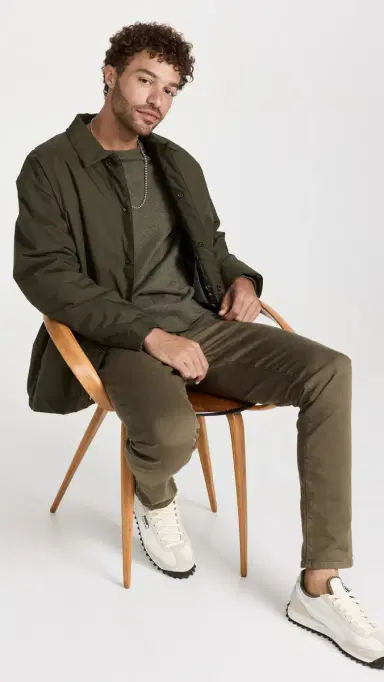 Frame Duo Fold Long Sleeve Crew Heather | Thumbnail 5 Frame Duo Fold Long Sleeve Crew Heather | Thumbnail 5