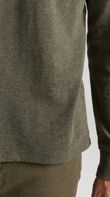 Frame Duo Fold Long Sleeve Crew Heather | Thumbnail 6 Frame Duo Fold Long Sleeve Crew Heather | Thumbnail 6