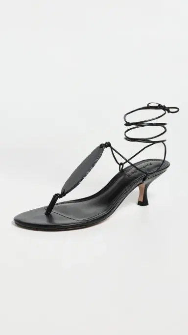 FARM Rio Stone Kitten Heel Sandals Black | Thumbnail 2 FARM Rio Stone Kitten Heel Sandals Black | Thumbnail 2