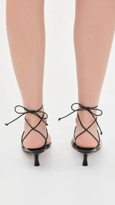FARM Rio Stone Kitten Heel Sandals Black | Thumbnail 4 FARM Rio Stone Kitten Heel Sandals Black | Thumbnail 4