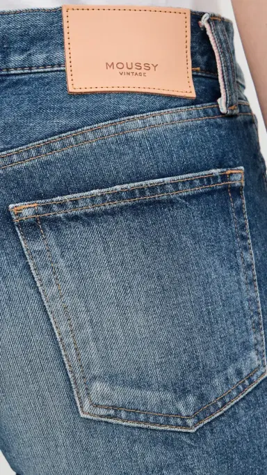 MOUSSY VINTAGE MV Needham Straight-Low Jeans Blue | Thumbnail 6 MOUSSY VINTAGE MV Needham Straight-Low Jeans Blue | Thumbnail 6