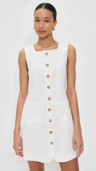 POSSE Emma Button Down Mini Dress | Thumbnail 2 POSSE Emma Button Down Mini Dress | Thumbnail 2