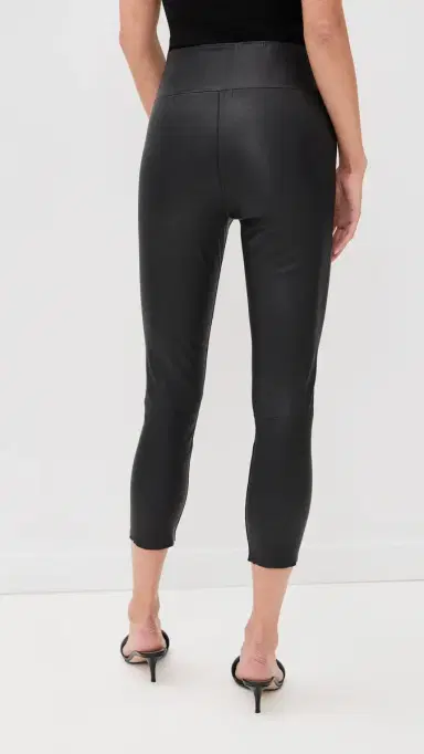 Sprwmn Capri eather Leggings Black | Thumbnail 3 Sprwmn Capri eather Leggings Black | Thumbnail 3