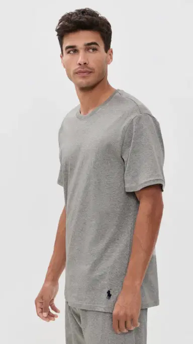 Polo Ralph Lauren Underwear Mercerized Cotton leep Shirt Andover Heather | Thumbnail 4 Polo Ralph Lauren Underwear Mercerized Cotton leep Shirt Andover Heather | Thumbnail 4