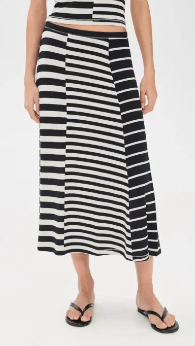 rag & bone The Knit Mixed tripe kirt salmt | Thumbnail 2 rag & bone The Knit Mixed tripe kirt salmt | Thumbnail 2