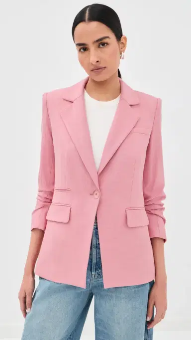 Veronica Beard Battista Dickey Jacket Petal | Thumbnail 2 Veronica Beard Battista Dickey Jacket Petal | Thumbnail 2