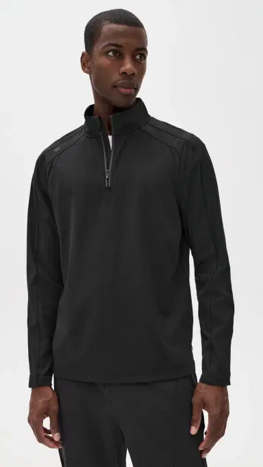 Rhone Rise 1/4 Zip Pure Black M | Thumbnail 2 Rhone Rise 1/4 Zip Pure Black M | Thumbnail 2