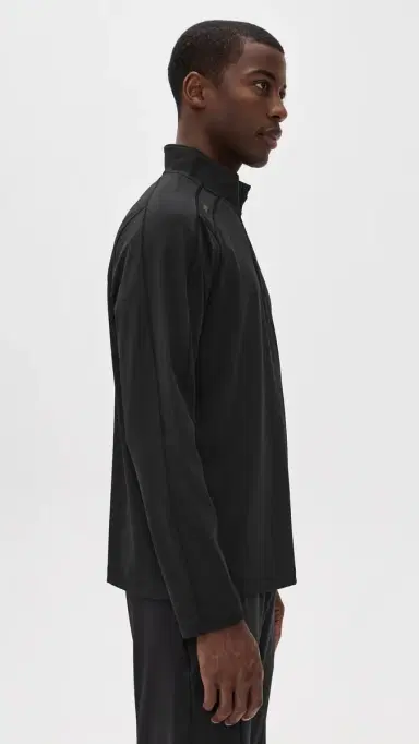 Rhone Rise 1/4 Zip Pure Black M | Thumbnail 4 Rhone Rise 1/4 Zip Pure Black M | Thumbnail 4