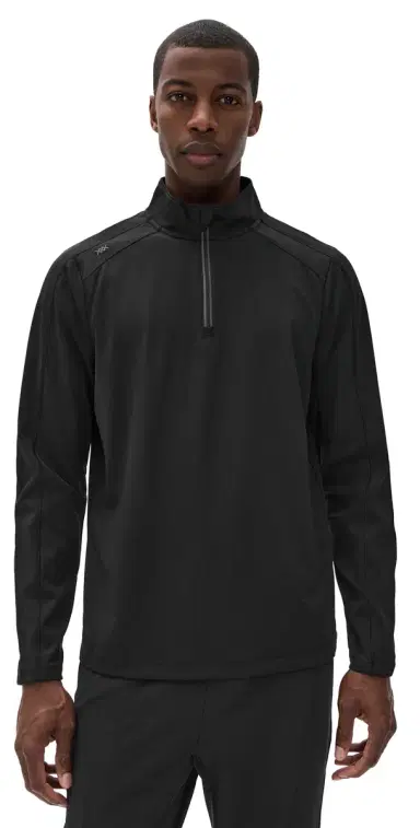 Rhone Rise 1/4 Zip Pure Black M | Thumbnail 1 Rhone Rise 1/4 Zip Pure Black M | Thumbnail 1