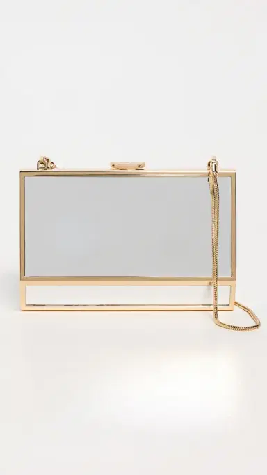 SIMKHAI Maddox Mirror Clutch Gold One Size | Thumbnail 3 SIMKHAI Maddox Mirror Clutch Gold One Size | Thumbnail 3
