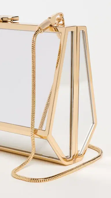 SIMKHAI Maddox Mirror Clutch Gold One Size | Thumbnail 5 SIMKHAI Maddox Mirror Clutch Gold One Size | Thumbnail 5