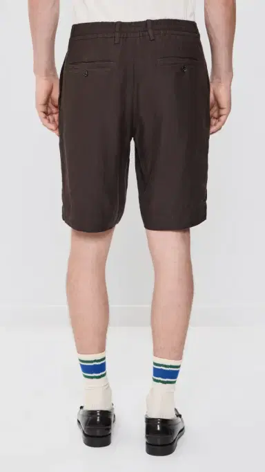 NN07 Billie Linen Shorts 9 Deep Truffle | Thumbnail 4 NN07 Billie Linen Shorts 9 Deep Truffle | Thumbnail 4