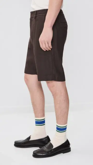 NN07 Billie Linen Shorts 9 Deep Truffle | Thumbnail 5 NN07 Billie Linen Shorts 9 Deep Truffle | Thumbnail 5