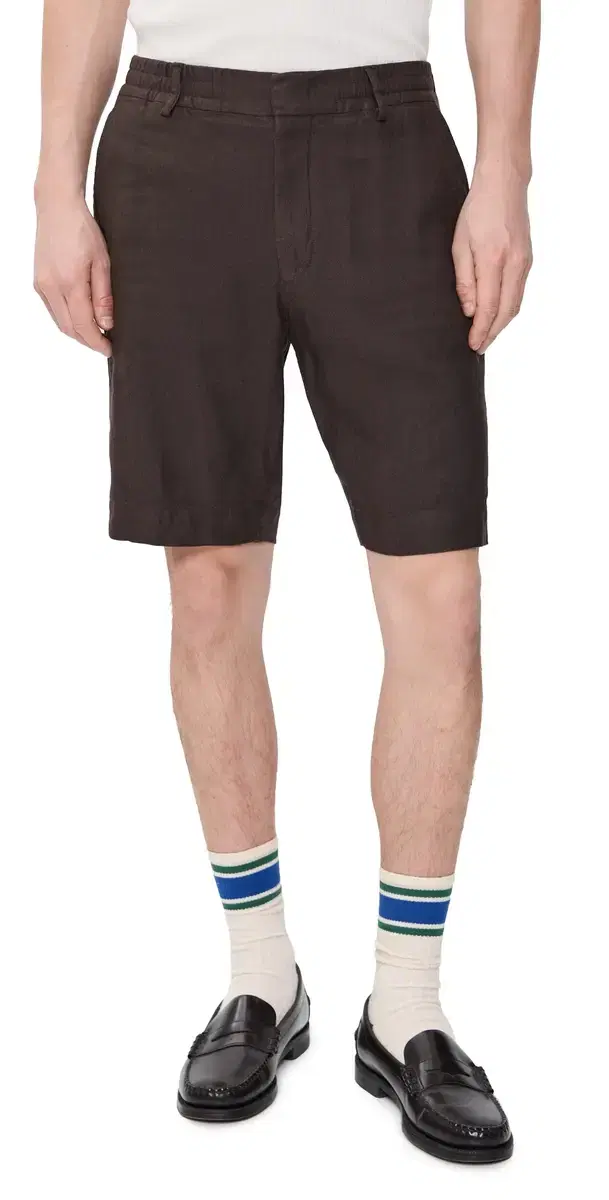 Billie Linen Shorts 9 Deep Truffle Billie Linen Shorts 9 Deep Truffle