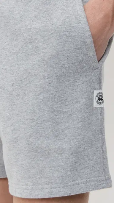 REIGNING CHAMP Midweight Terry Sweatshort 6 Heather Grey S | Thumbnail 6 REIGNING CHAMP Midweight Terry Sweatshort 6 Heather Grey S | Thumbnail 6
