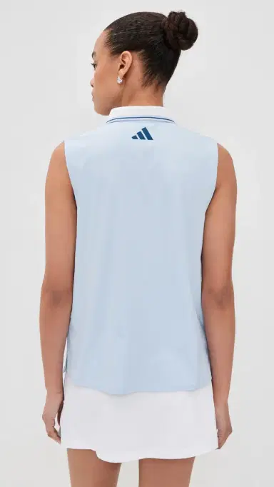 Adidas Golf Beyond Twistknit Polo Shirt Crystal ky | Thumbnail 3 Adidas Golf Beyond Twistknit Polo Shirt Crystal ky | Thumbnail 3