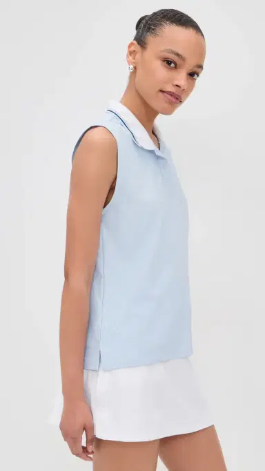 Adidas Golf Beyond Twistknit Polo Shirt Crystal ky | Thumbnail 4 Adidas Golf Beyond Twistknit Polo Shirt Crystal ky | Thumbnail 4